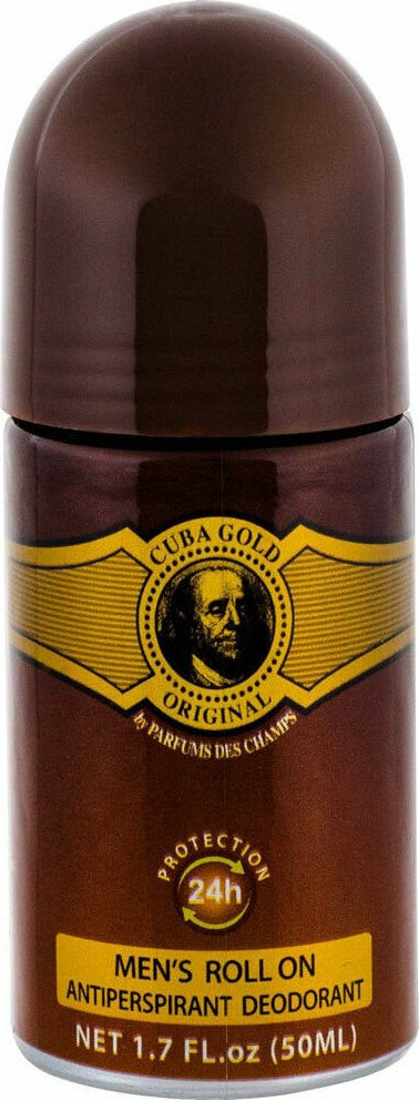 CUBA Gold Men's Deodorant Roll-On 50 ml. - Vaistine1.lt | WestPharmacy.eu