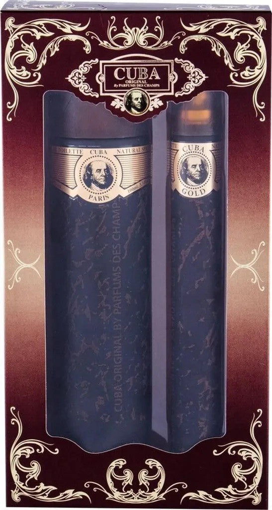 CUBA Gold Set for men Eau de Toilette 100 ml + Eau de Toilette Spray 35 ml - Vaistine1.lt | WestPharmacy.eu