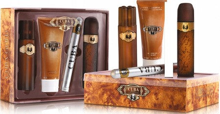 CUBA Gold Set for Men Eau de Toilette 100 ml + Eau de Toilette 35 ml + Shower Gel 200 ml + Aftershave 100 ml - Vaistine1.lt | WestPharmacy.eu