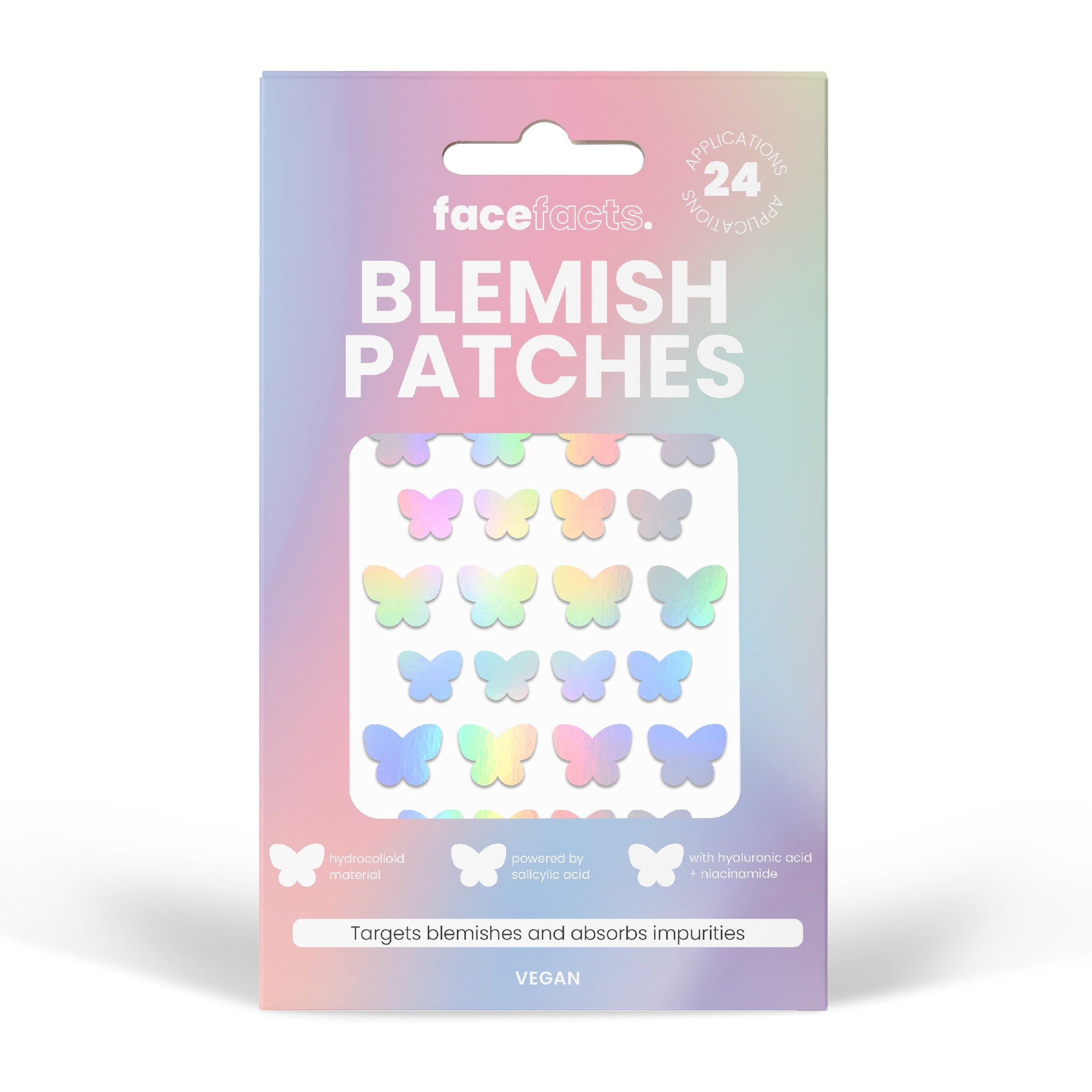 Face Facts Blemish Patches - Holographic Butterflies - Vaistine1.lt | WestPharmacy.eu
