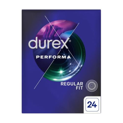 DUREX Performa Condoms with intercourse extending gel 24 pcs. - Vaistine1.lt | WestPharmacy.eu