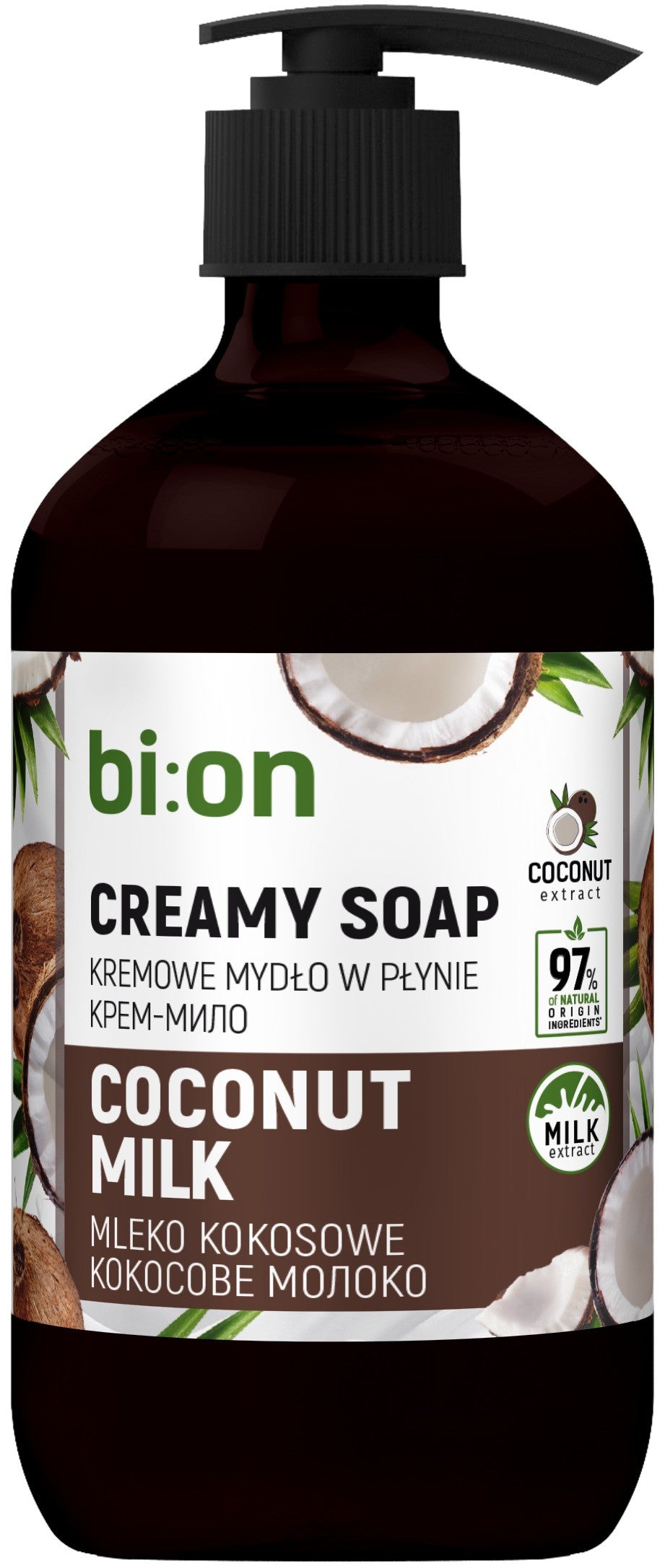 BIO NATURELL Creamy liquid soap with pump Coconut 473 ml - Vaistine1.lt | WestPharmacy.eu