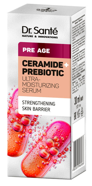 DR.SANTE Pre Age Ultra moisturizing face serum Ceramide + Prebiotic 30 ml | Vaistine1.lt | WestPharmacy.eu