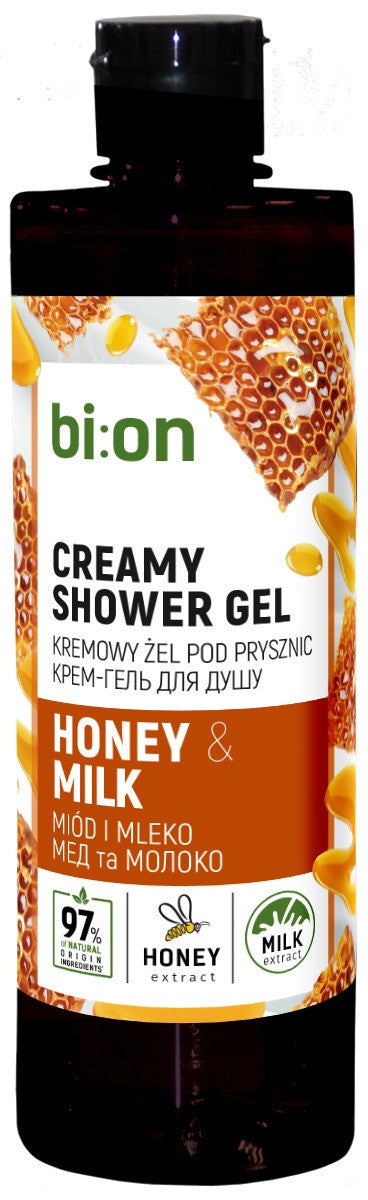 BIO NATURELL Honey and Milk Cream Shower Gel 473 ml - Vaistine1.lt | WestPharmacy.eu