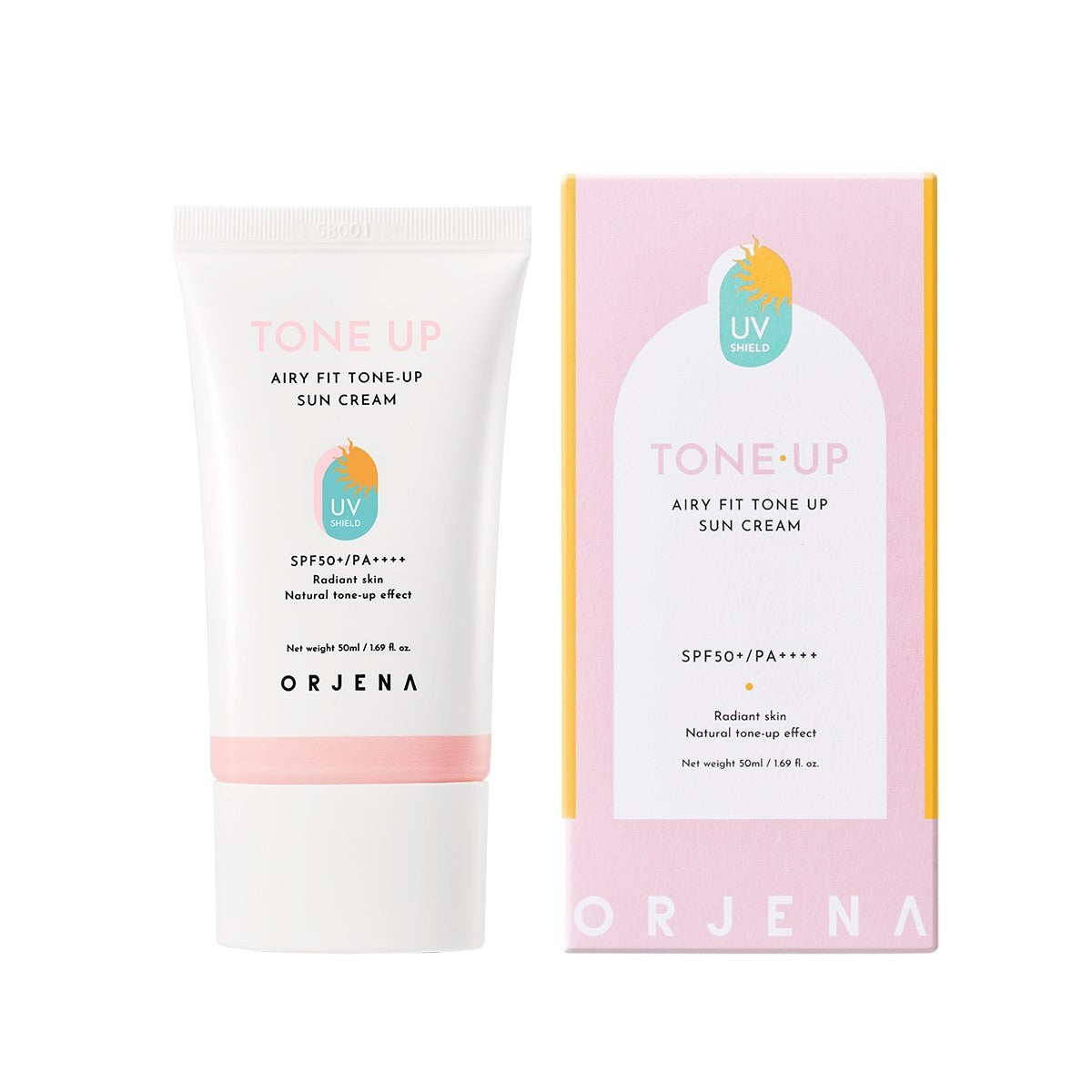 ORJENA Airy Fit Tone Up Sun Cream Sunscreen with SPF 50+ 50 ml | Vaistine1.lt | WestPharmacy.eu