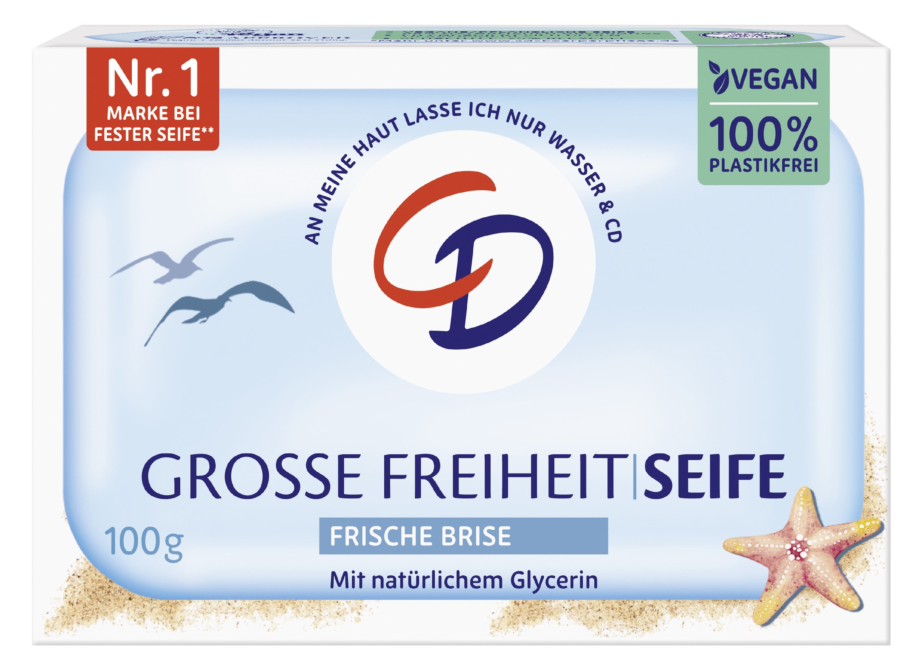 CD Grosse Freiheit Bar soap with glycerin Sea Breeze 100 g | Vaistine1.lt | WestPharmacy.eu