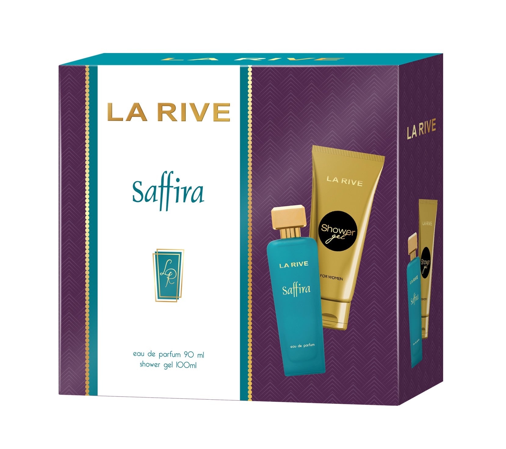 LA RIVE Set for women Saffira Eau de Parfum 90 ml + Shower Gel 100 ml | Vaistine1.lt | WestPharmacy.eu