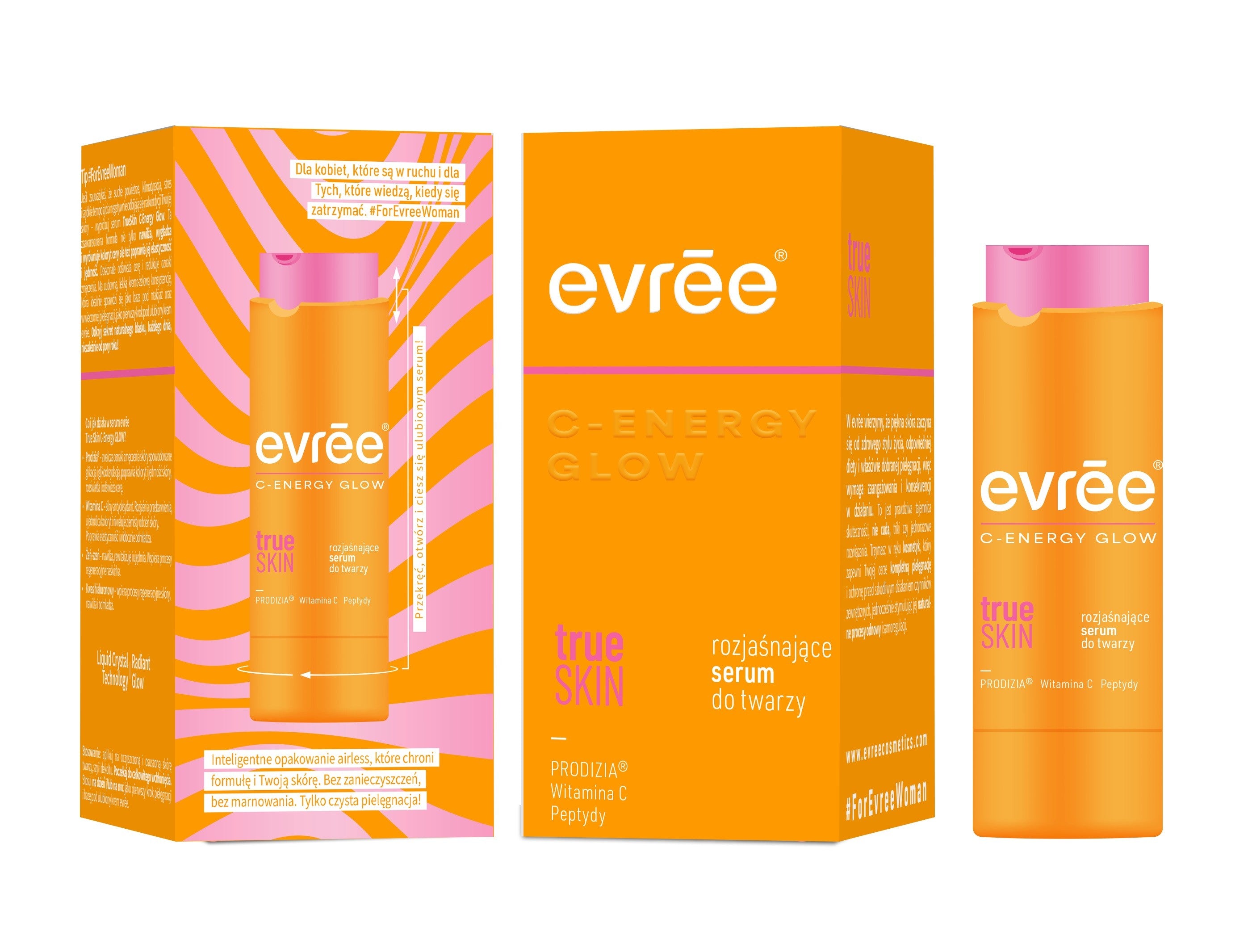 EVREE C-Energy Glow Brightening Face Serum True Skin 25 ml | Vaistine1.lt | WestPharmacy.eu