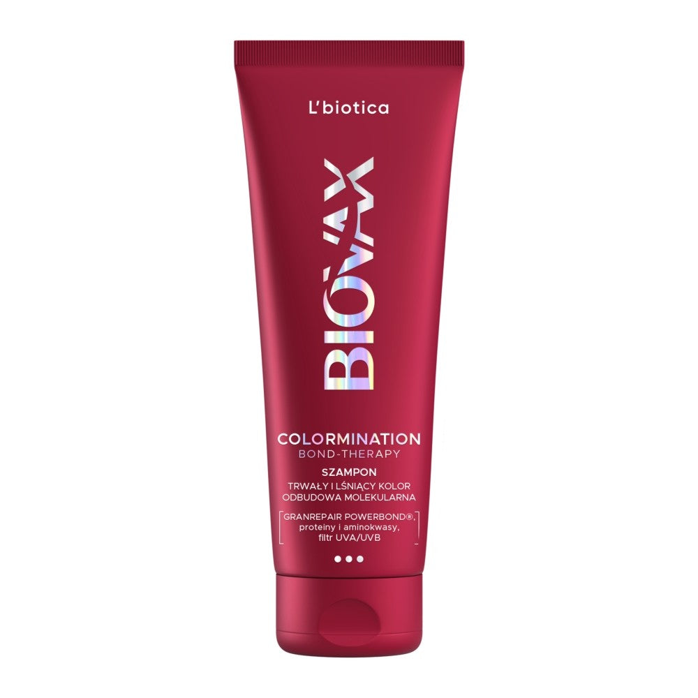 L'BIOTICA Biovax Colormination Bond Therapy Reconstructing shampoo for colored hair 200 ml | Vaistine1.lt | WestPharmacy.eu