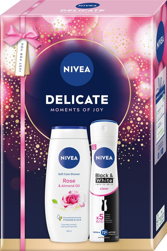 NIVEA Women's Gift Set (Shower Gel 250ml + Antiperspirant Spray 150ml) | Vaistine1.lt | WestPharmacy.eu