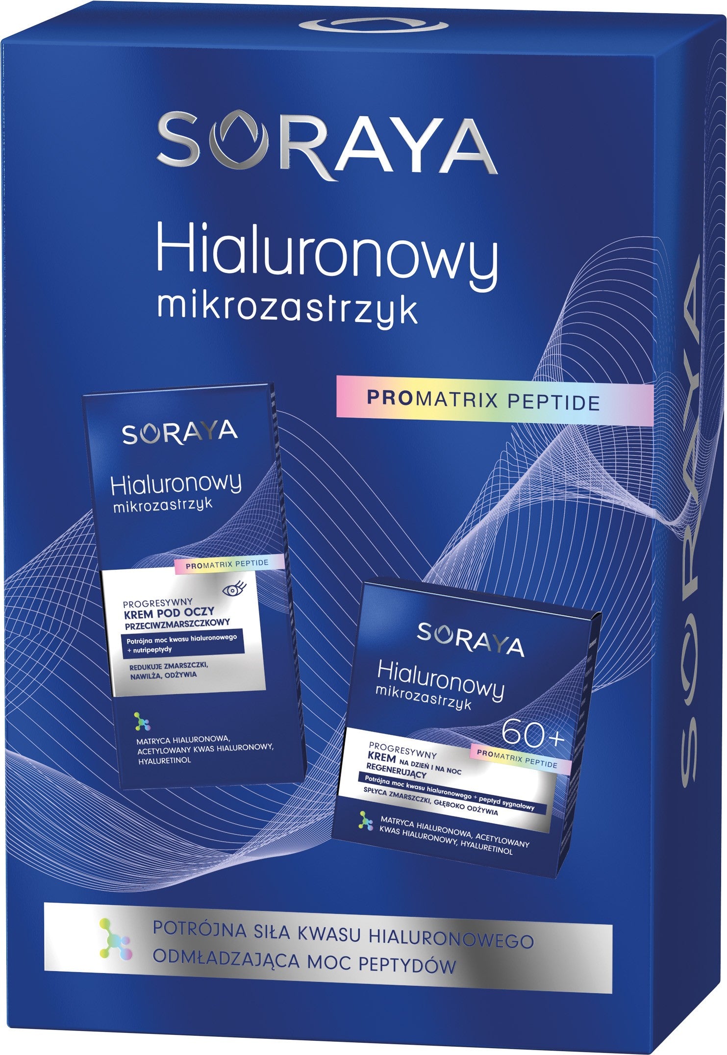 SORAYA Hyaluronic Microinjection 60+ Gift Set (Regenerating Cream + Anti-Wrinkle Eye Cream) | Vaistine1.lt | WestPharmacy.eu