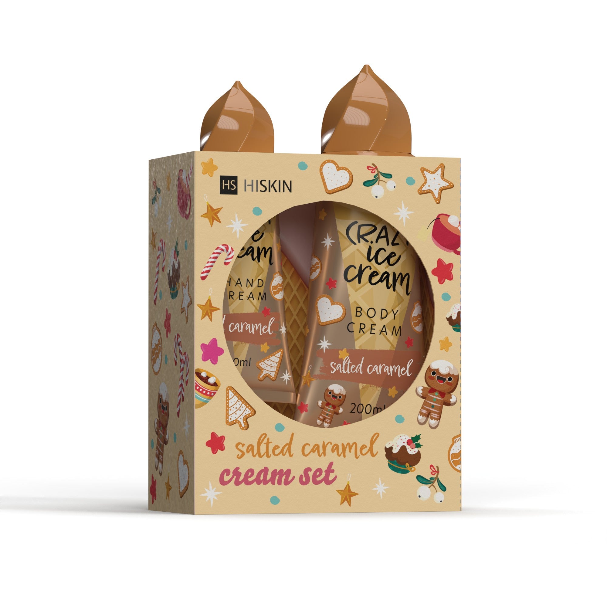 HISKIN Gift Set Hand Cream + Caramel Body Lotion | Vaistine1.lt | WestPharmacy.eu