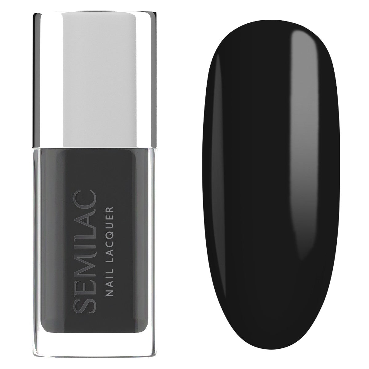 SEMILAC Classic Nail Polish 109 Classic Black 9 ml | Vaistine1.lt | WestPharmacy.eu