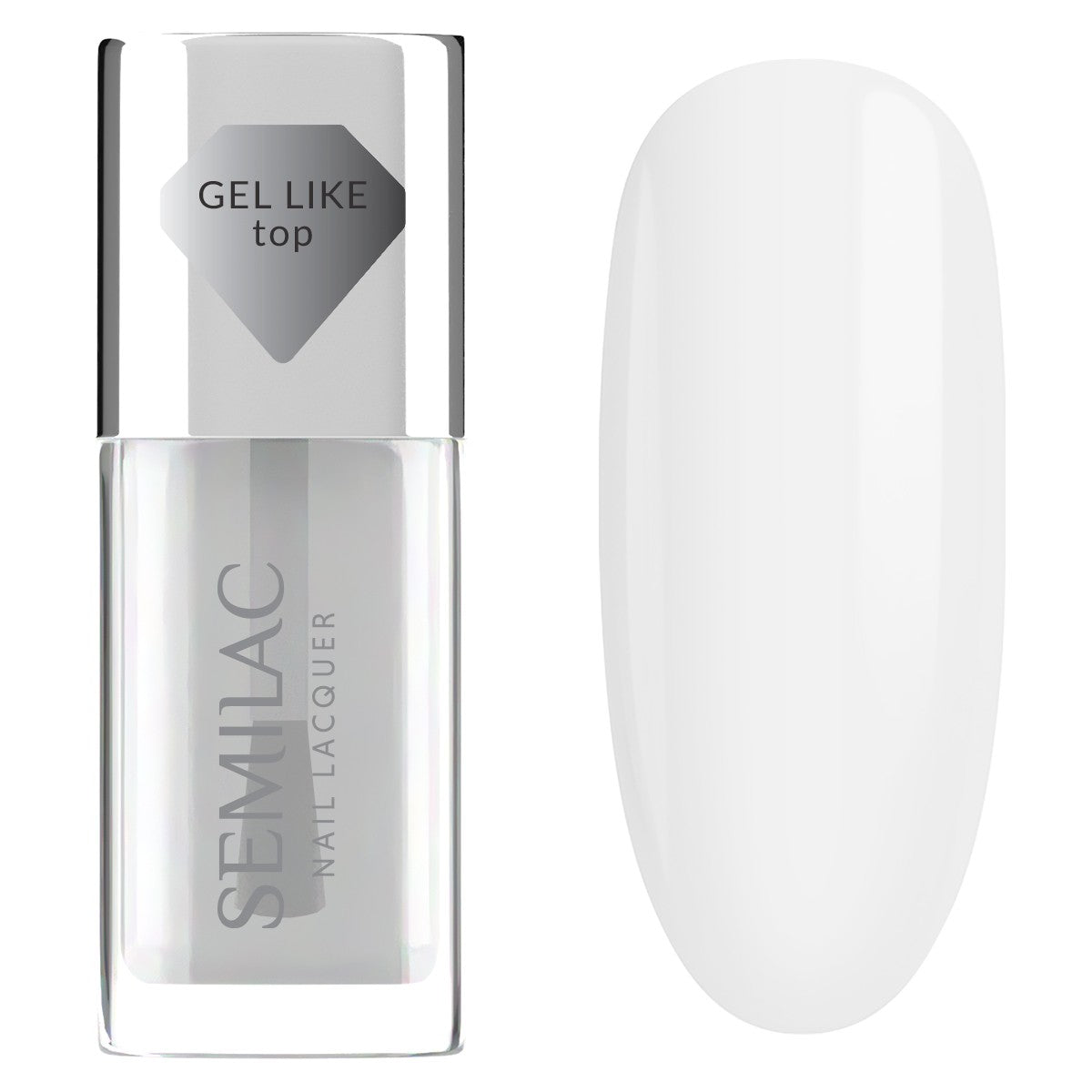 SEMILAC Classic Top Gel Like Nail Polish 9 ml | Vaistine1.lt | WestPharmacy.eu