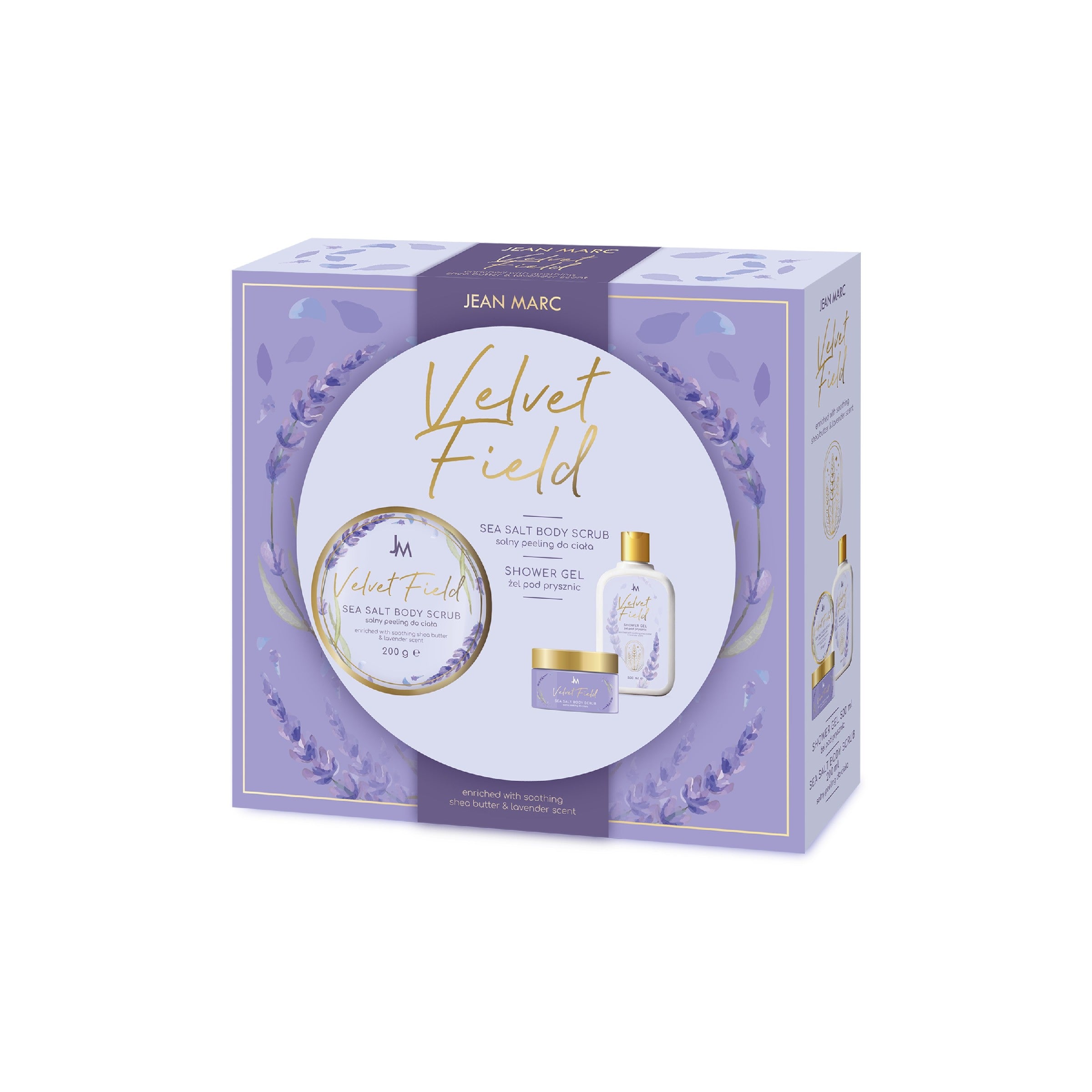 JEAN MARC Velvet Field Women's Gift Set (Shower Gel 250ml + Body Scrub 200ml) | Vaistine1.lt | WestPharmacy.eu