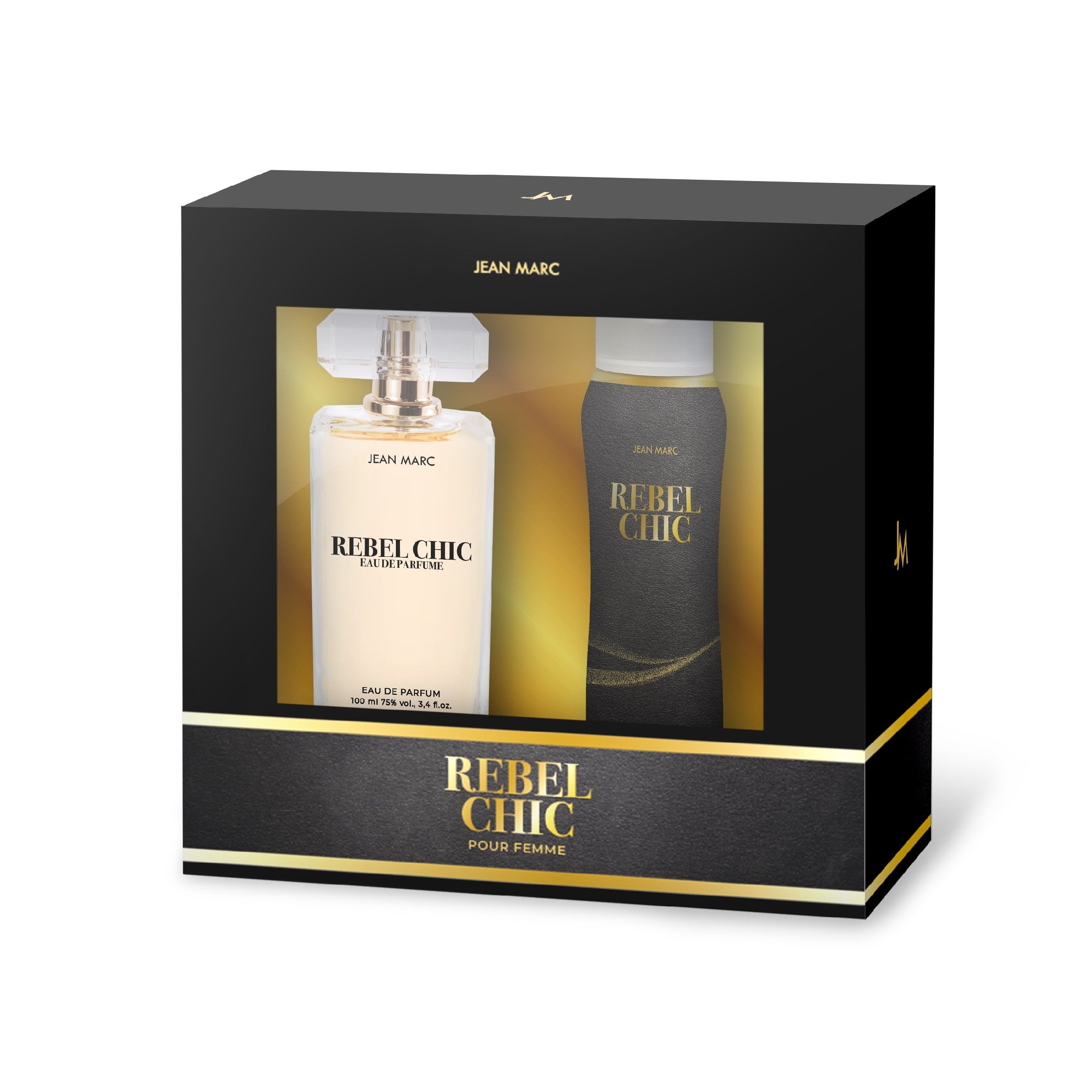 JEAN MARC Rebel Chic Women's Gift Set (Eau de Parfum 100ml + Spray Deodorant 150ml) | Vaistine1.lt | WestPharmacy.eu
