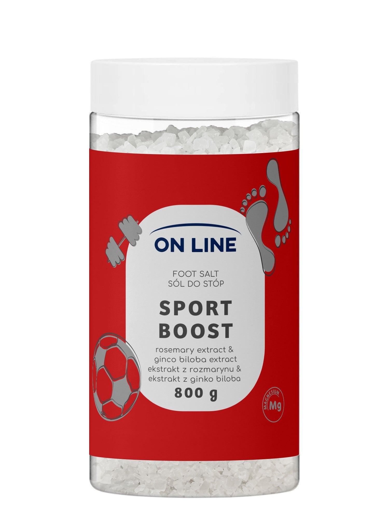 ON LINE Foot Salt Sport Boost 800 g | Vaistine1.lt | WestPharmacy.eu