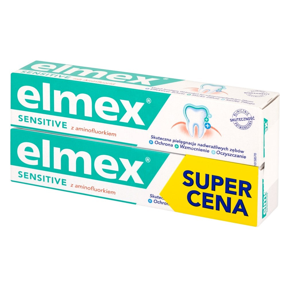 Elmex Sensitive Toothpaste 75ml + second one at 50% | Vaistine1.lt | WestPharmacy.eu