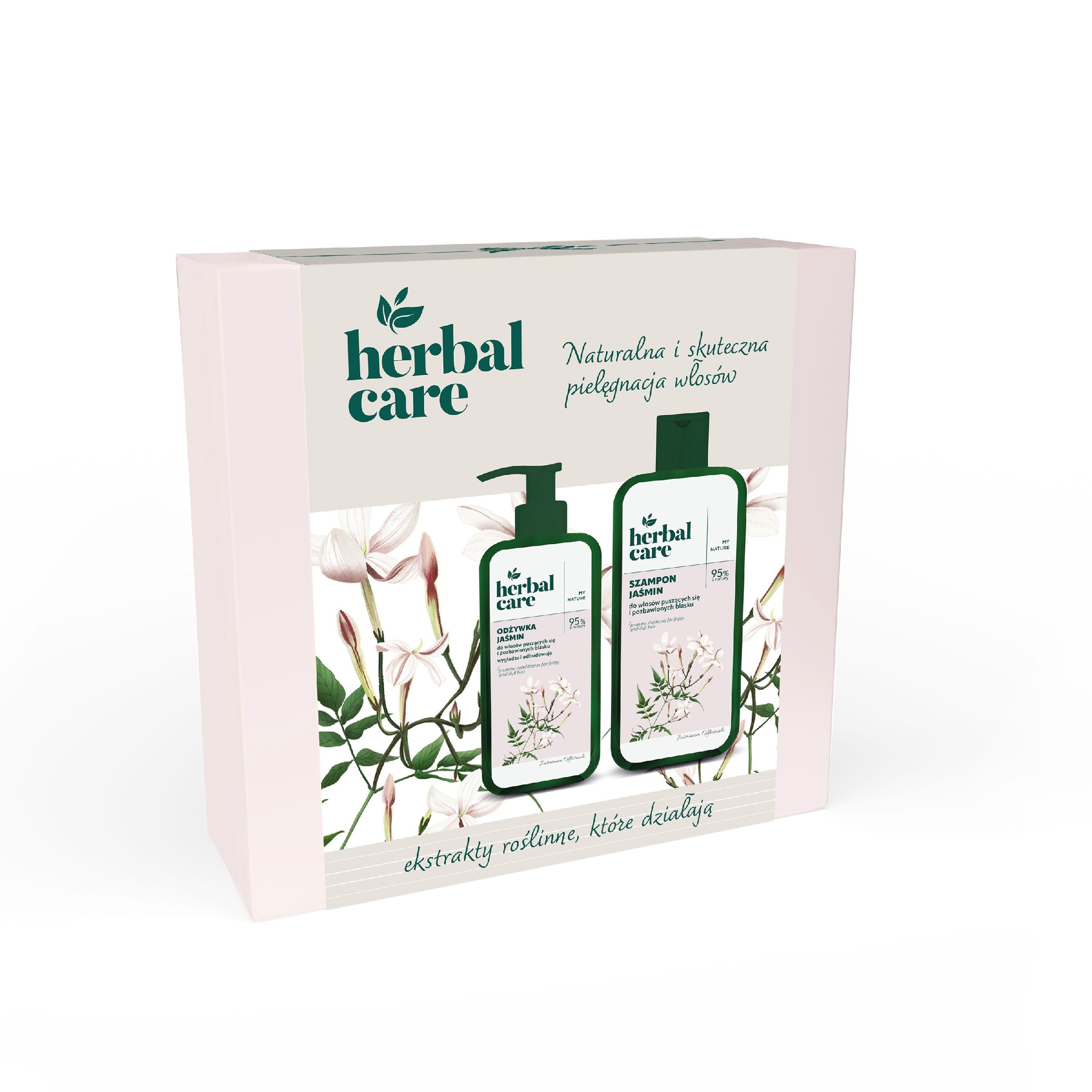 HERBAL CARE Jasmine Gift Set (Hair Shampoo 330ml + Hair Conditioner 200ml) | Vaistine1.lt | WestPharmacy.eu