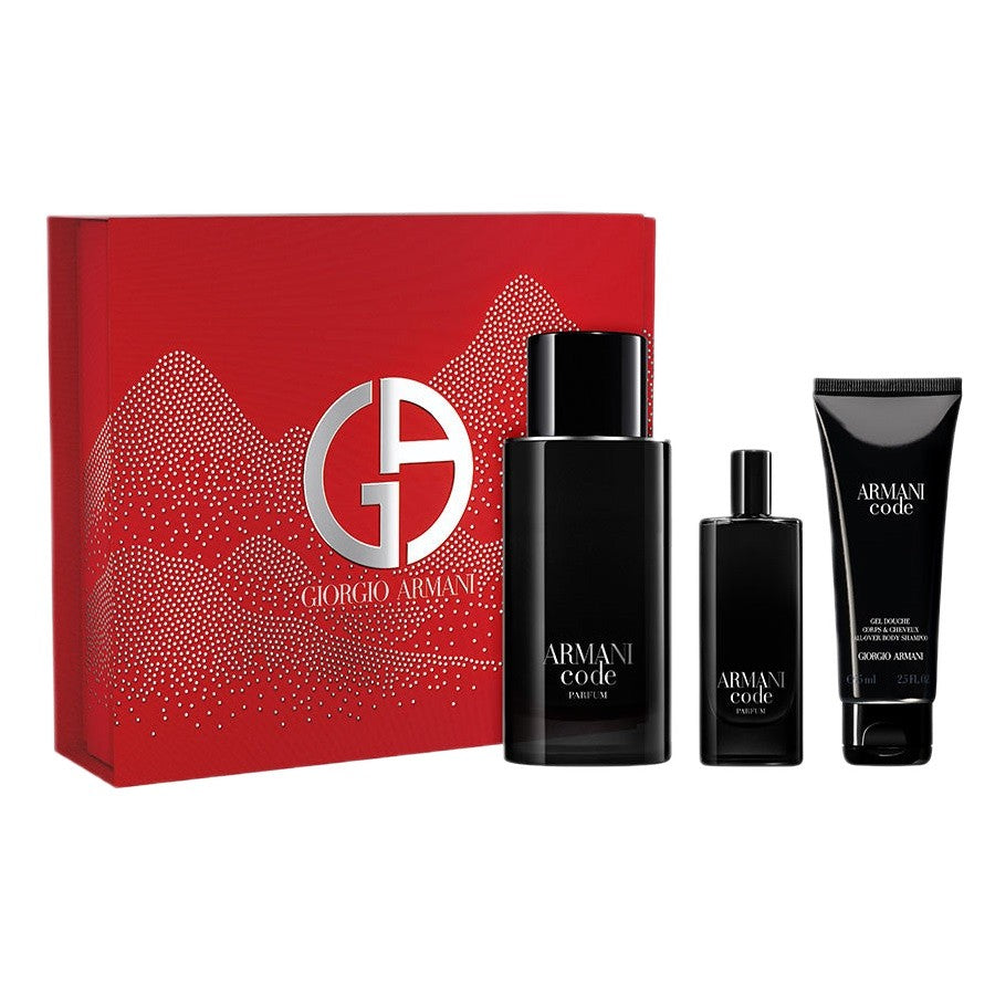GIORGIO ARMANI Code Gift Set for Men (Eau de Parfum 125ml + Shower Gel 75ml + Eau de Parfum 15ml) | Vaistine1.lt | WestPharmacy.eu