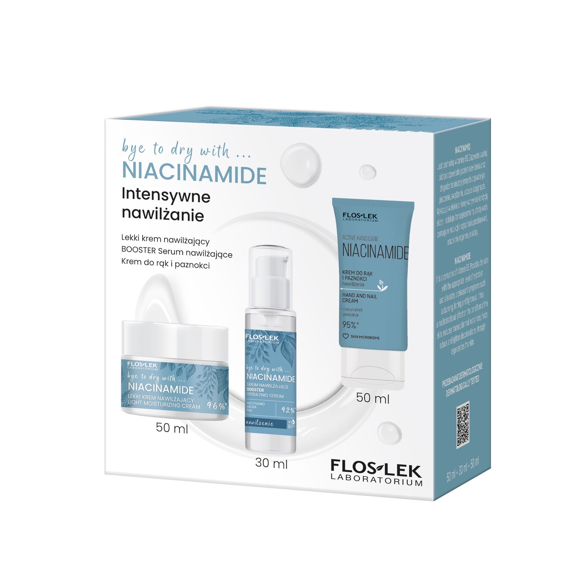 FLOSLEK Niacinamide Intensive Moisturizing Set | Vaistine1.lt | WestPharmacy.eu