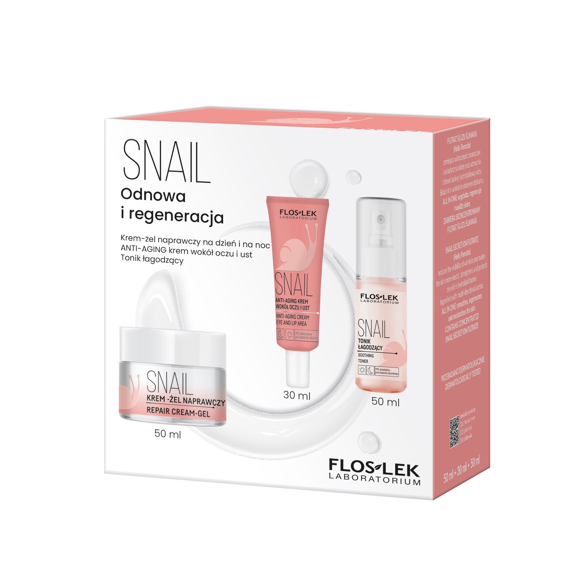 FLOSLEK Snail Renewal and Regeneration Set | Vaistine1.lt | WestPharmacy.eu