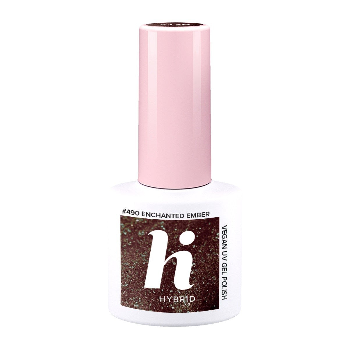 HI HYBRID Frosted Fairytale Hybrid Nail Polish 490 Enchanted Ember 5 ml | Vaistine1.lt | WestPharmacy.eu