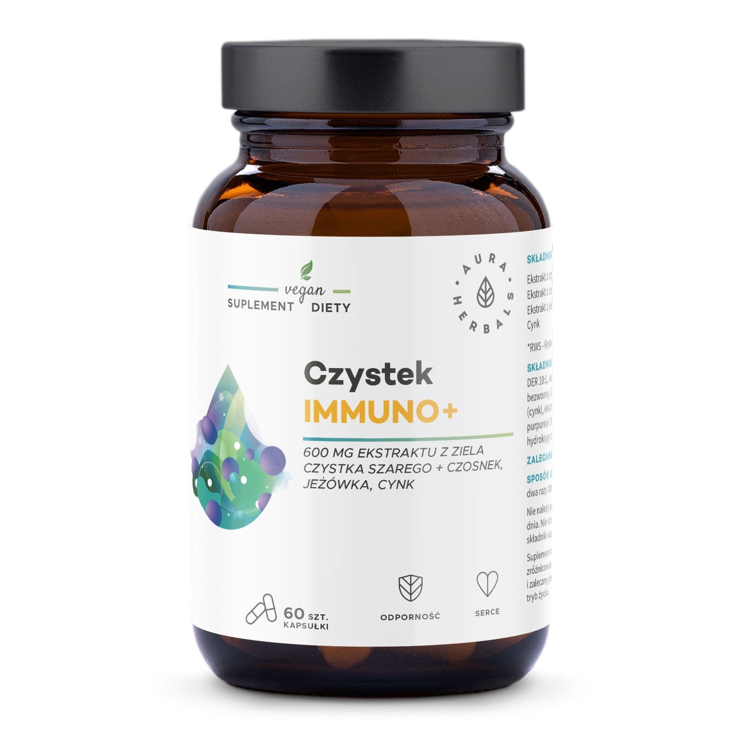 AURA HERBALS Cistus Immuno+ 60 kapsulių | Vaistine1.lt | WestPharmacy.eu
