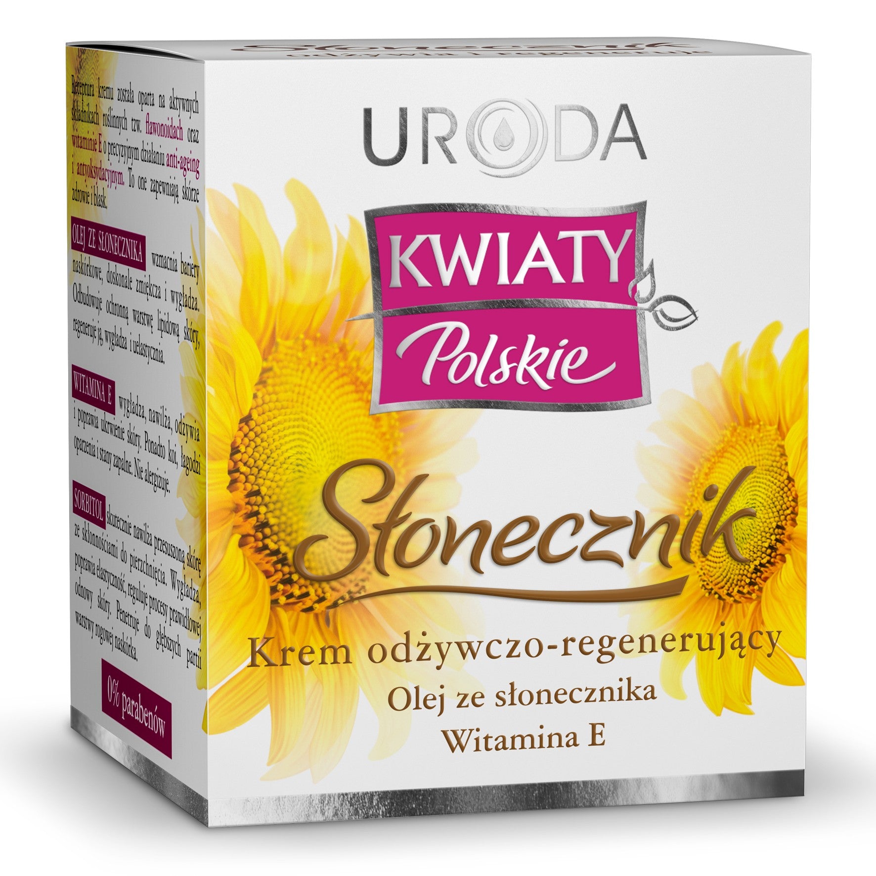 Beauty Polish Flowers Nourishing Regenerating Cream SUNFLOWER 50ml | Vaistine1.lt | WestPharmacy.eu