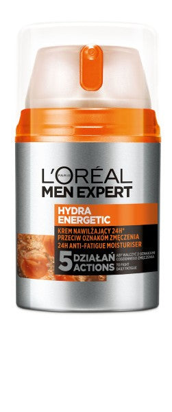 Loreal Men Expert Hydra Energetic Moisturizing Cream against signs of fatigue 25+ 50ml | Vaistine1.lt | WestPharmacy.eu