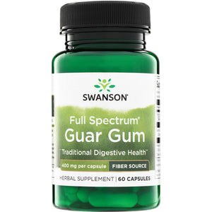 Full Spectrum Guar Gum - 400mg - 60 CAPS - Swanson