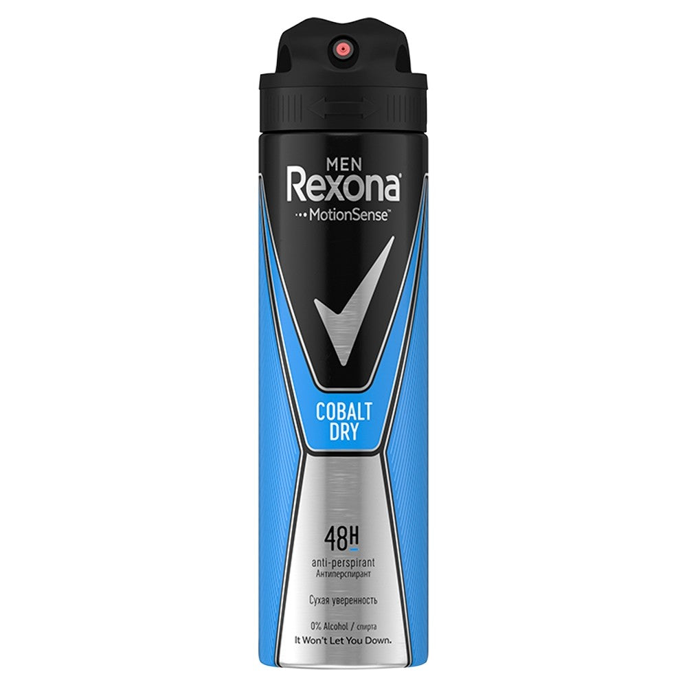 Rexona Motion Sense Men Deodorant spray Cobalt Dry 150ml | Vaistine1.lt | WestPharmacy.eu
