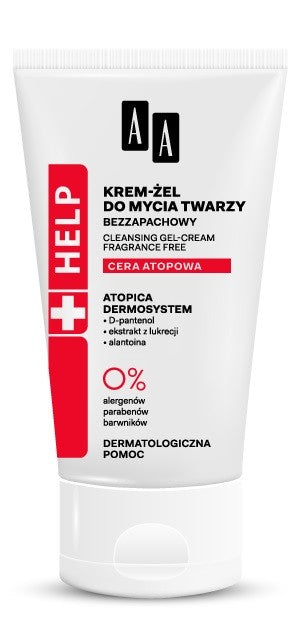 AA HELP Atopowa Cream-Gel for Face Washing 125ml | Vaistine1.lt | WestPharmacy.eu