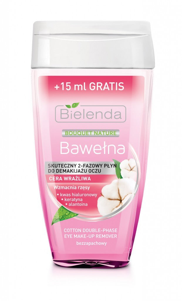 Bielenda Bio Plantation Cotton Eye Makeup Remover Liquid 2-phase & 125ml | Vaistine1.lt | WestPharmacy.eu