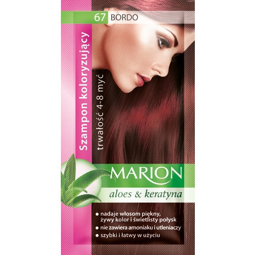 Marion coloring shampoo 4-8 washes no. 67 burgundy | Vaistine1.lt | WestPharmacy.eu