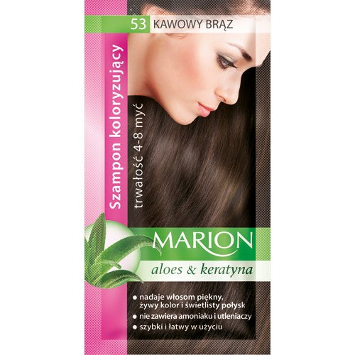 Marion coloring shampoo 4-8 washes no. 53 coffee brown | Vaistine1.lt | WestPharmacy.eu