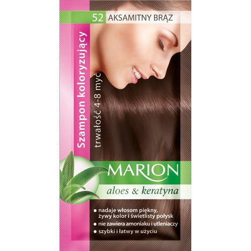 Marion coloring shampoo 4-8 washes no. 52 velvety brown | Vaistine1.lt | WestPharmacy.eu
