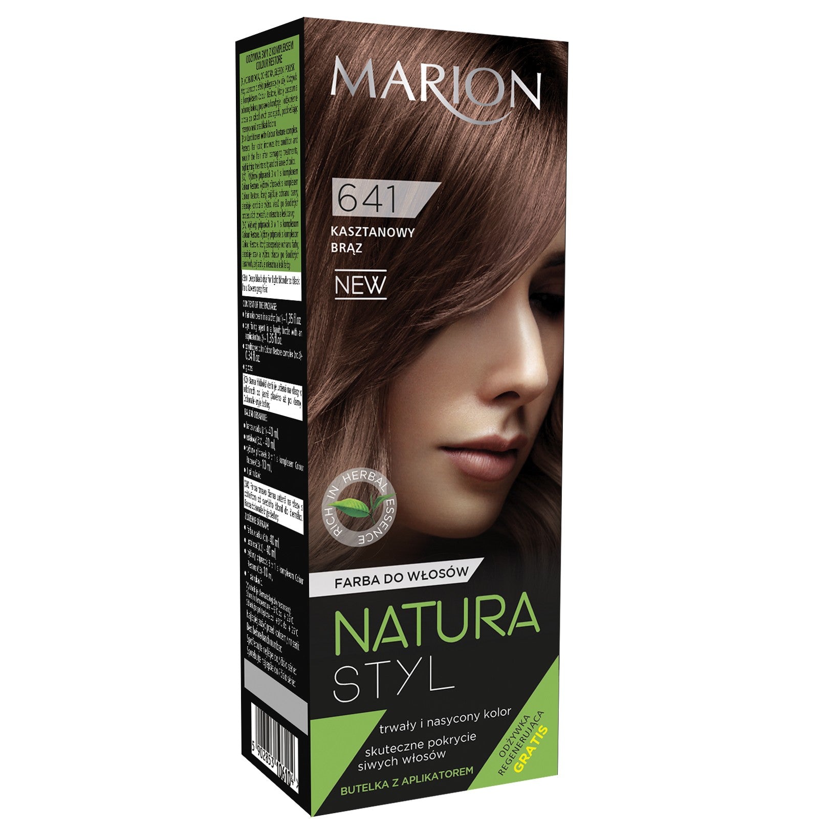 Marion Hair Color Natura Styl No. 641 Chestnut Brown | Vaistine1.lt | WestPharmacy.eu