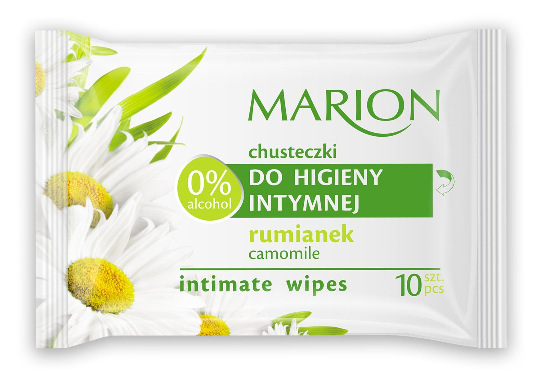 Marion Intimate Hygiene Wipes with Chamomile 1op-10pcs | Vaistine1.lt | WestPharmacy.eu