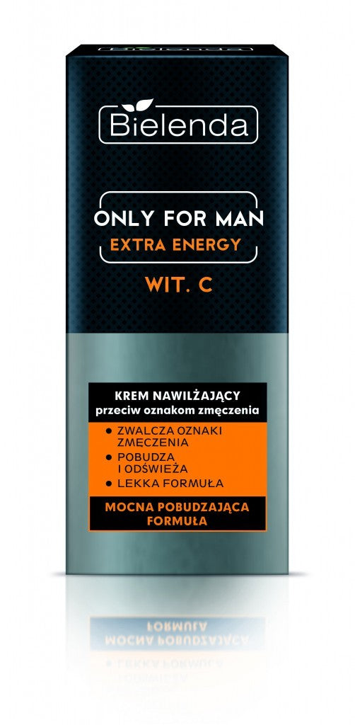 Bielenda Only for Man Extra Energy Moisturizing Cream against signs of fatigue 50ml | Vaistine1.lt | WestPharmacy.eu