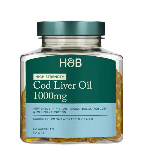 High Strength Cod Liver Oil, 1000mg - Holland & Barrett