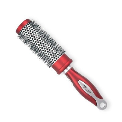 Top Choice Hair accessories Exclusive hairbrush size M round silver/burgundy 62025-01 | Vaistine1.lt | WestPharmacy.eu