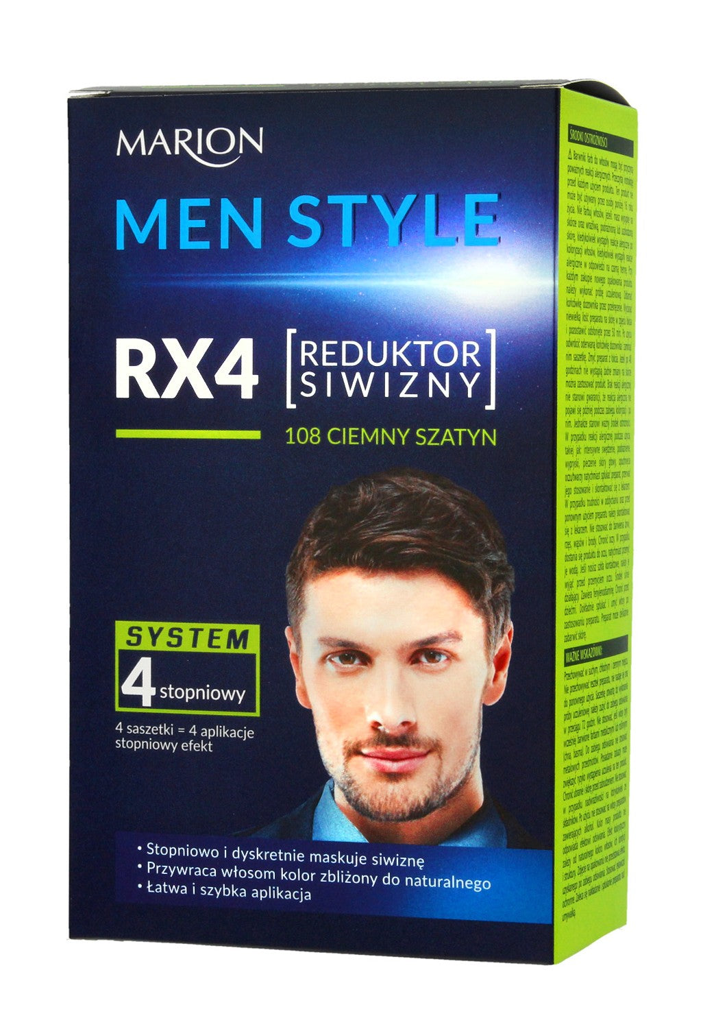 Marion Men Reduktor gray hair no. 108 Dark brown | Vaistine1.lt | WestPharmacy.eu