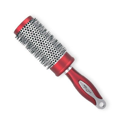 Top Choice Exclusive hairbrush size L round silver/burgundy 6203201 | Vaistine1.lt | WestPharmacy.eu
