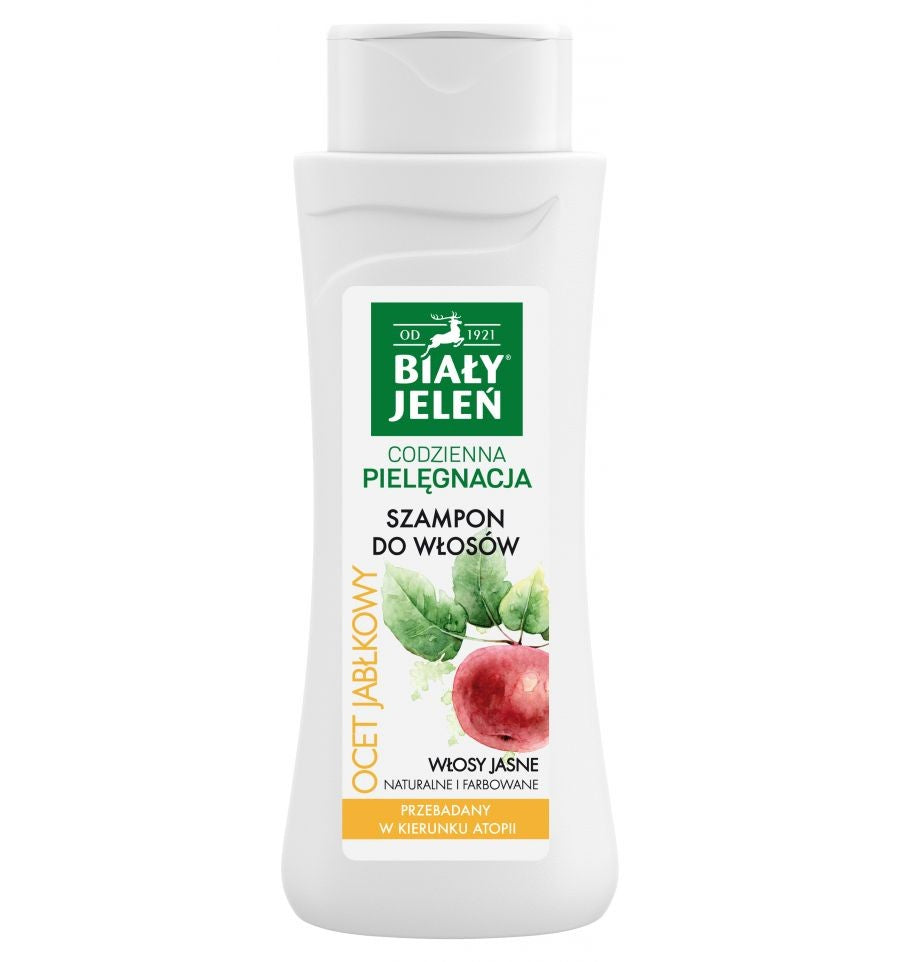 White Deer Hypoallergenic Shampoo with Apple Cider Vinegar 300ml | Vaistine1.lt | WestPharmacy.eu