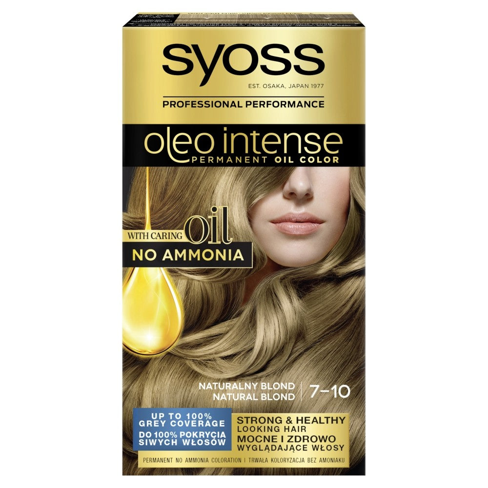 Schwarzkopf Syoss Hair Color Oleo 7-10 Natural Blonde 1pc. | Vaistine1.lt | WestPharmacy.eu