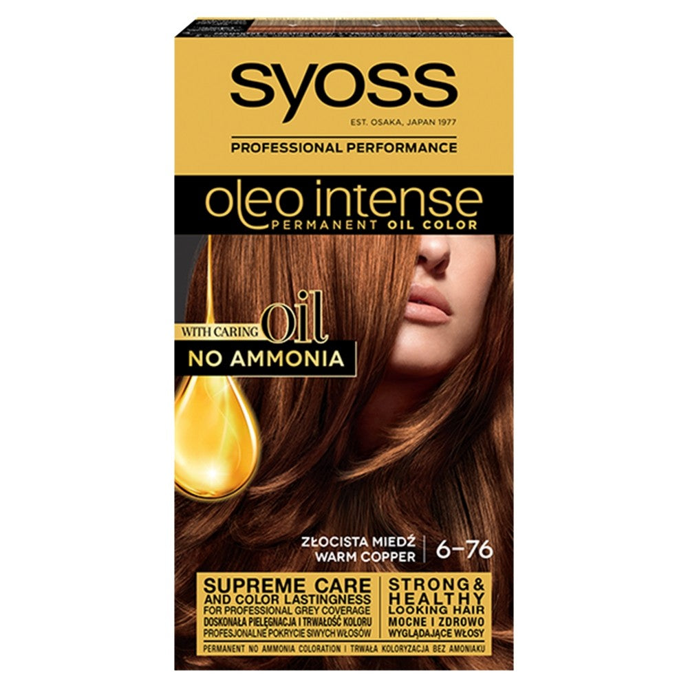Schwarzkopf Syoss Hair Color Oleo 6-76 Golden Copper 1pc. | Vaistine1.lt | WestPharmacy.eu