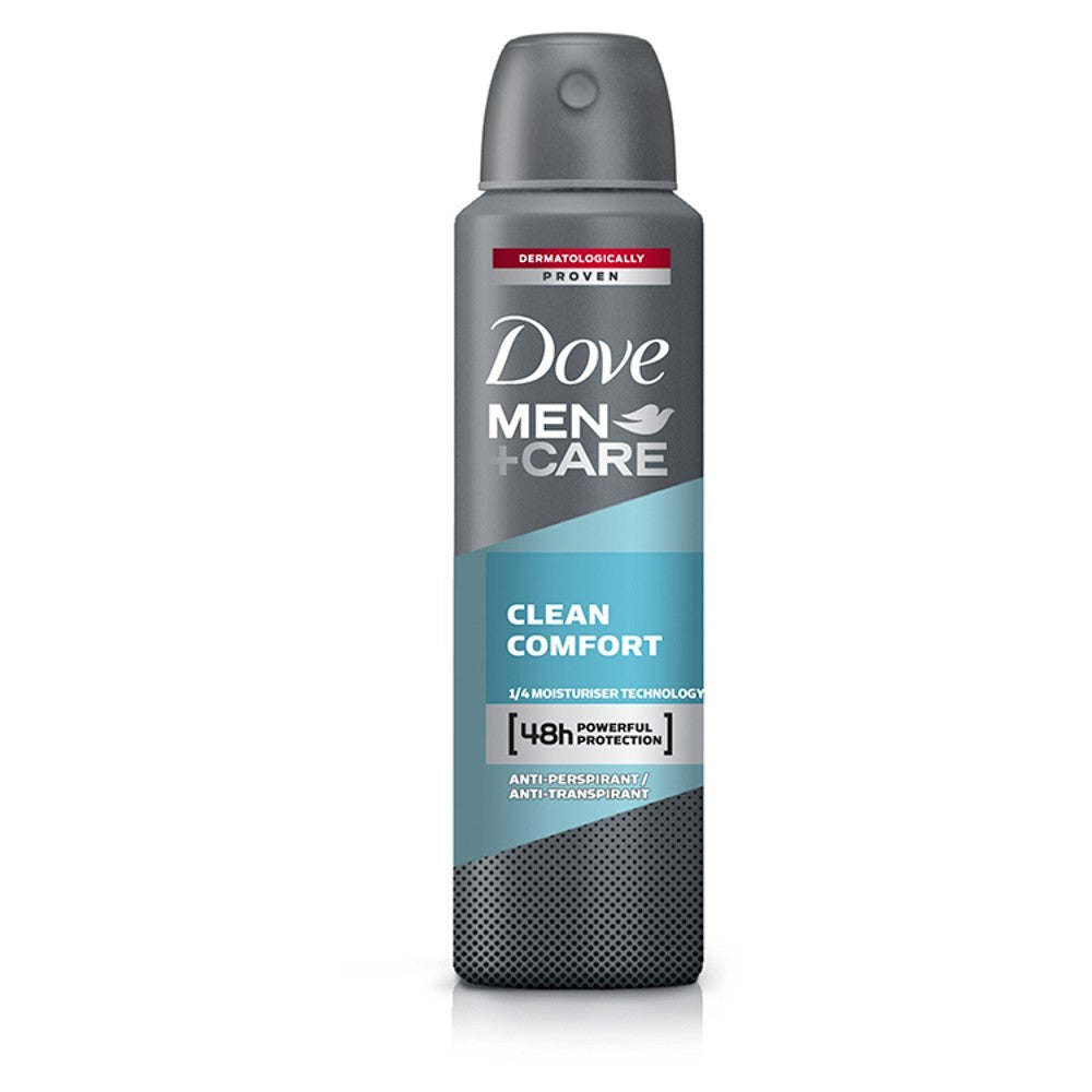 Dove Antiperspirants Men Care Clean Comfort antiperspirant spray | Vaistine1.lt | WestPharmacy.eu