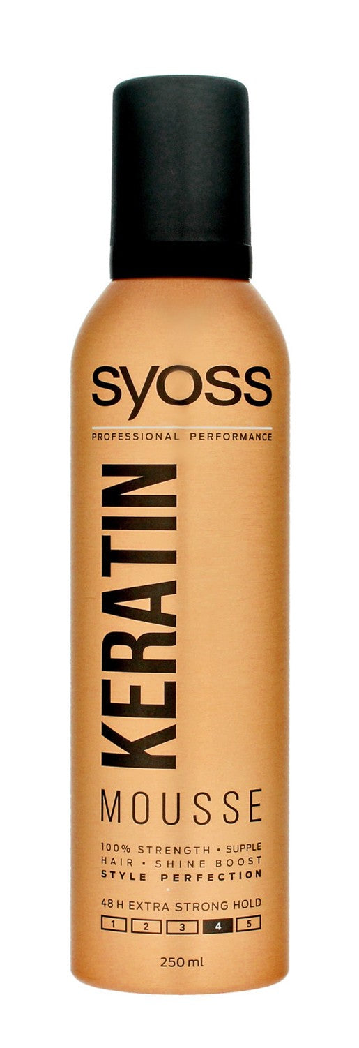 Schwarzkopf Syoss Keratin Super Strong Hair Mousse 250ml | Vaistine1.lt | WestPharmacy.eu