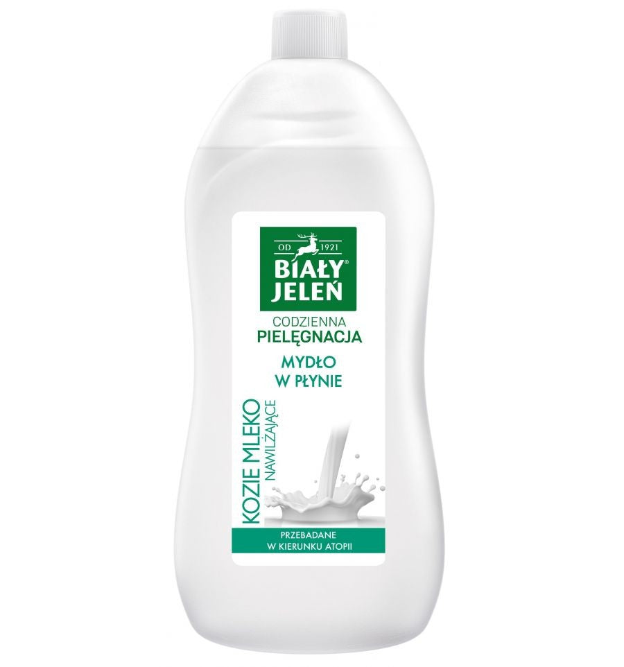 Biały Jeleń Hypoallergenic liquid soap Goat's milk - 1L supply | Vaistine1.lt | WestPharmacy.eu